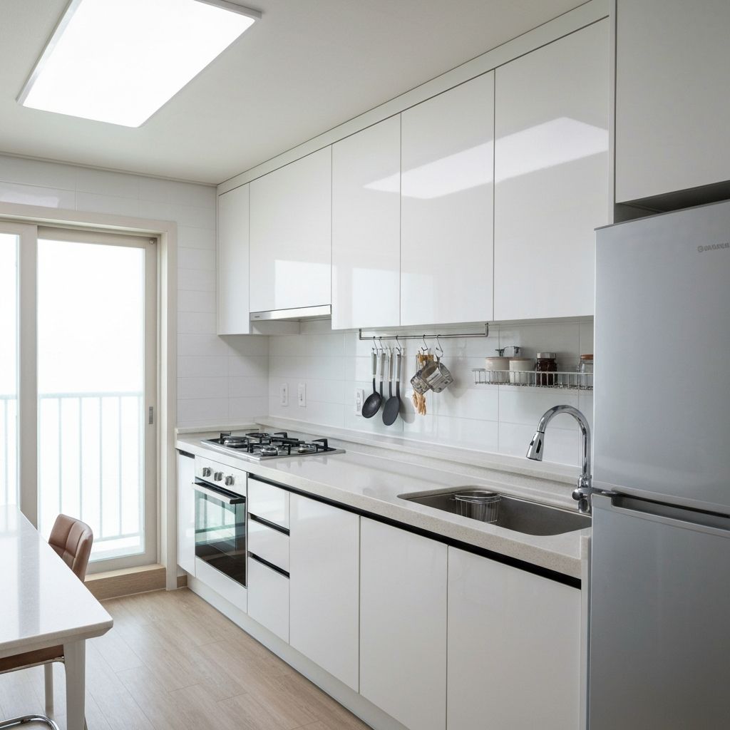 주방 청소 청소 후